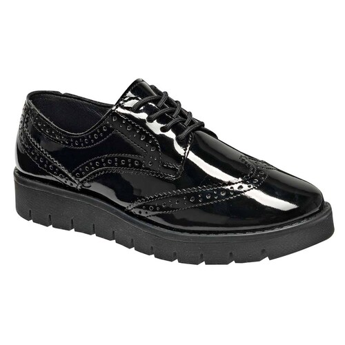 Coqueta Zapato para niña negro charol, Cod. 102367-1