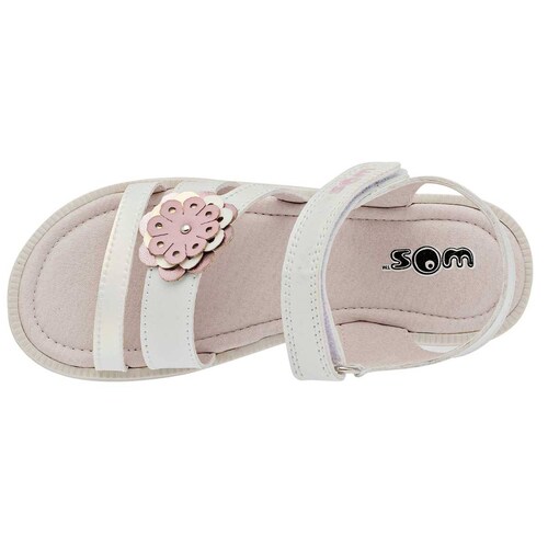 Wos Sandalia para niña blanco, Cod. 109472-2