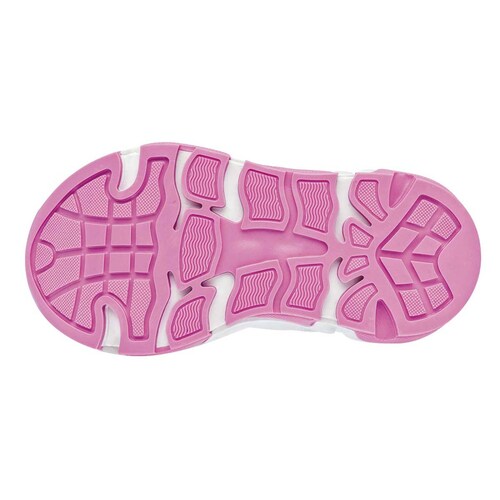 Wos Tenis urbano para niña blanco multicolor agujeta elastica, Cod. 109475-1