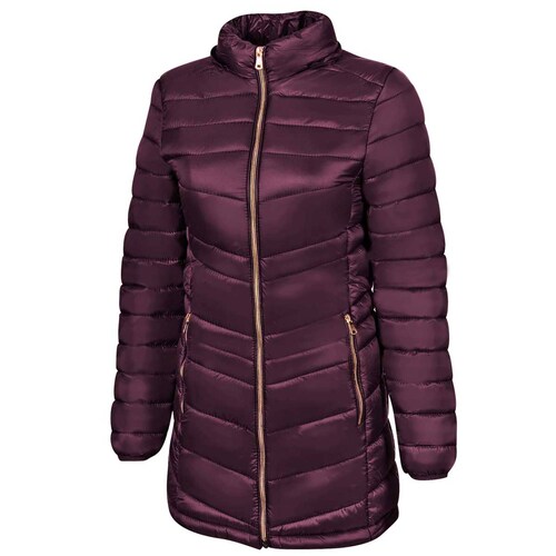Thats Hot Chamarra para mujer vino negro cdigo 1154621