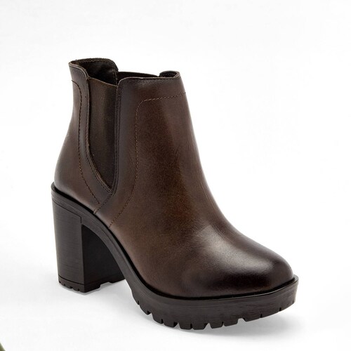 Cruz shoes Botn para mujer caf cdigo 120723E