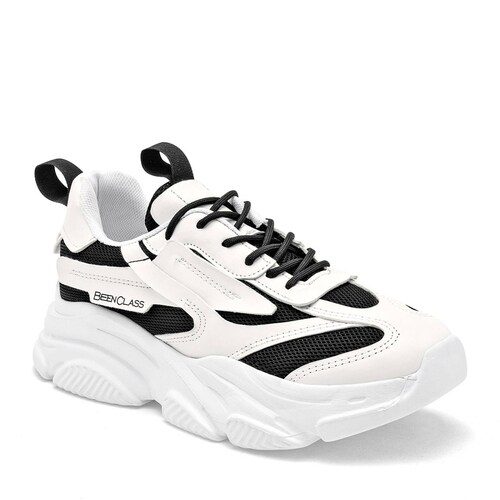 Been Class Tenis urbano para mujer blanco negro Codigo 127385E