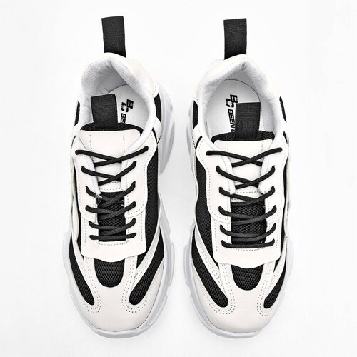 Been Class Tenis urbano para mujer blanco negro Codigo 127385E