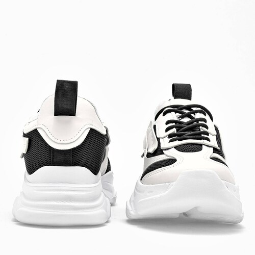 Been Class Tenis urbano para mujer blanco negro Codigo 127385E