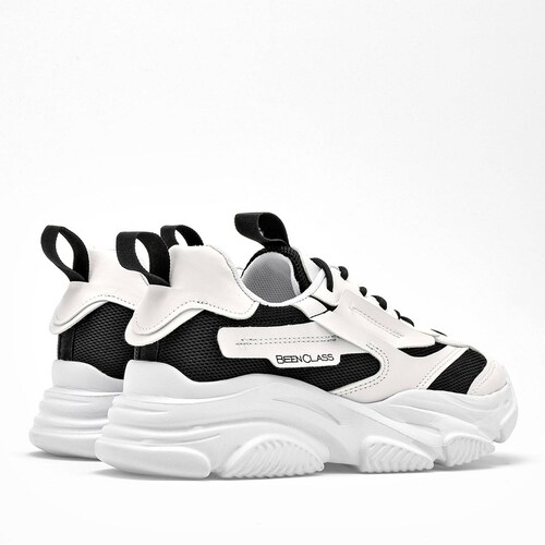 Been Class Tenis urbano para mujer blanco negro Codigo 127385E