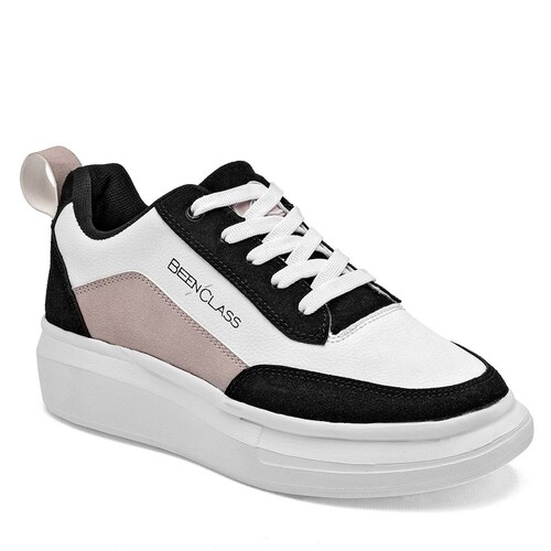 Been Class Tenis urbano para mujer blanco negro maquillaje Codigo 124837E