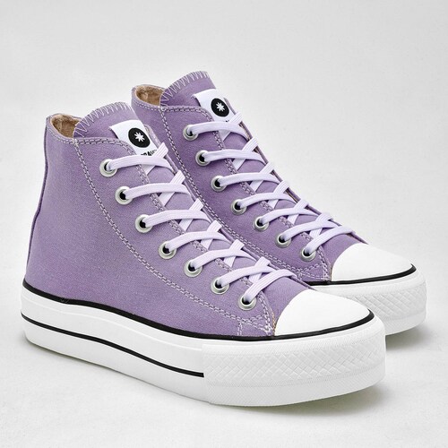 Moramora Tenis urbano para mujer lila Codigo 125508E