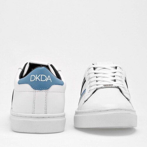 Jhos Dkda Tenis urbano para hombre blanco azul marino Codigo 125264F