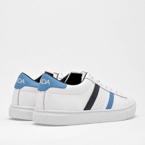 Jhos Dkda Tenis urbano para hombre blanco azul marino Codigo 125264F