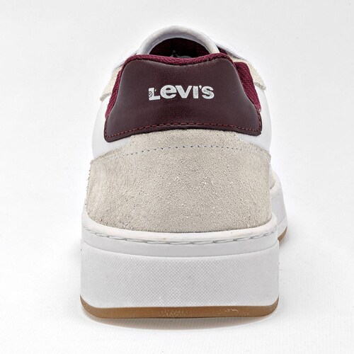 Levis Tenis urbano para hombre blanco beige vino Codigo 126088F