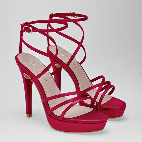 Been Class Zapatilla para mujer rojo satin Codigo 124812E