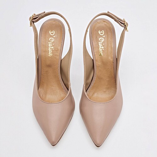 DCristian Zapatilla para mujer beige Codigo 125017E