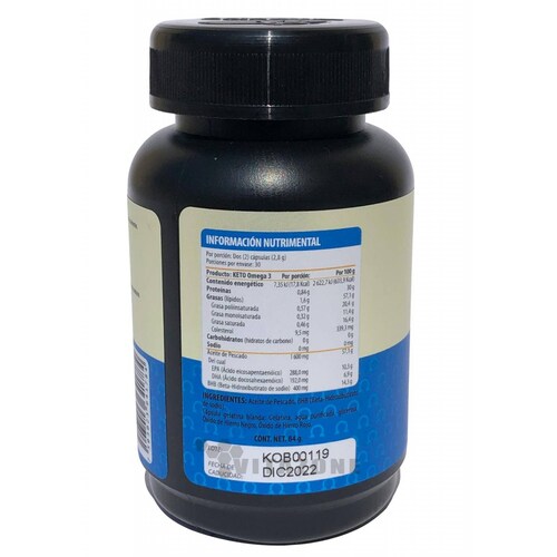 Kit KETO Mct Oil, BHB, Omega 3, Magnesio, Potasio 3 pzs 