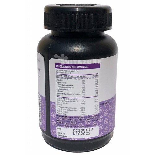 Kit KETO Mct Oil, BHB, Omega 3, Magnesio, Potasio 3 pzs 