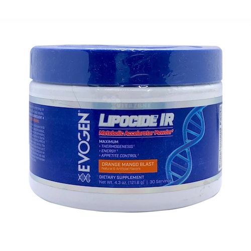 Lipocide IR Mango Naranja polvo 121 grs 30 serv. Evogen 