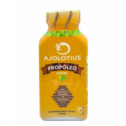 Ajolotius Jarabe Propóleo Puro 120 ml Vitamina C 