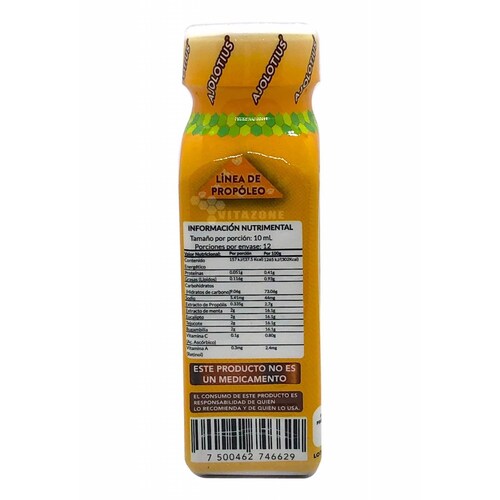 Ajolotius Jarabe Propóleo Puro 120 ml Vitamina C 