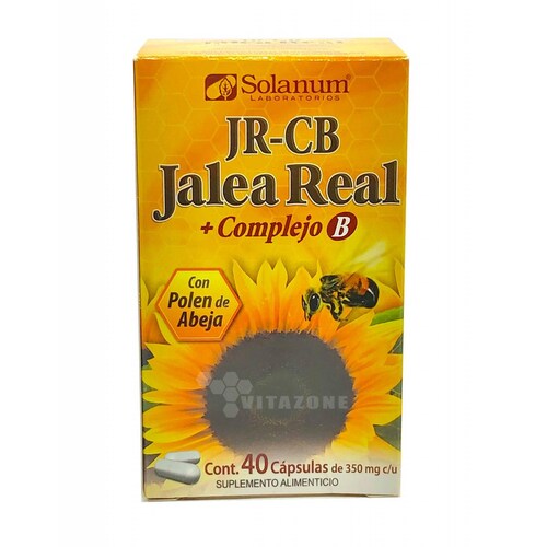 Jalea real Complejo B 40 cápsulas Solanum Liofilizada 