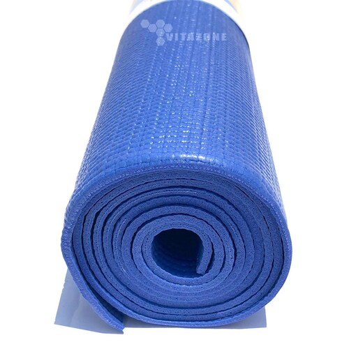 Tapete para Yoga 4mm Antiderrapante Pilates Azul