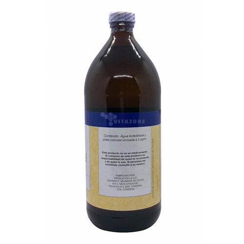 Plata Coloidal Ionizada 1 lt la Luz 