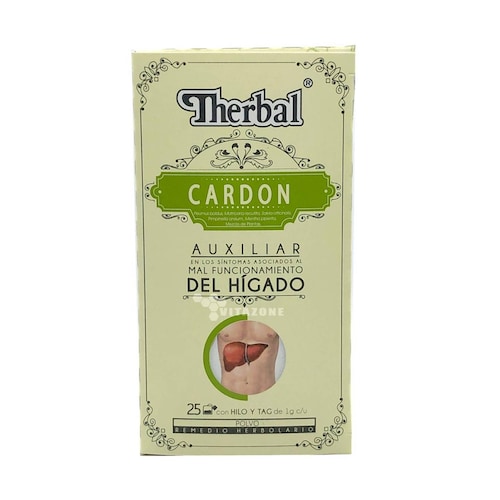 Té Cardon 25 sobres Therbal Boldo Salvia Manzanilla 
