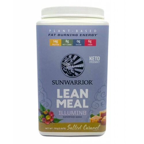 Lean Meal Illumin8 Caramelo 720 g Sunwarrior Keto Vegana 