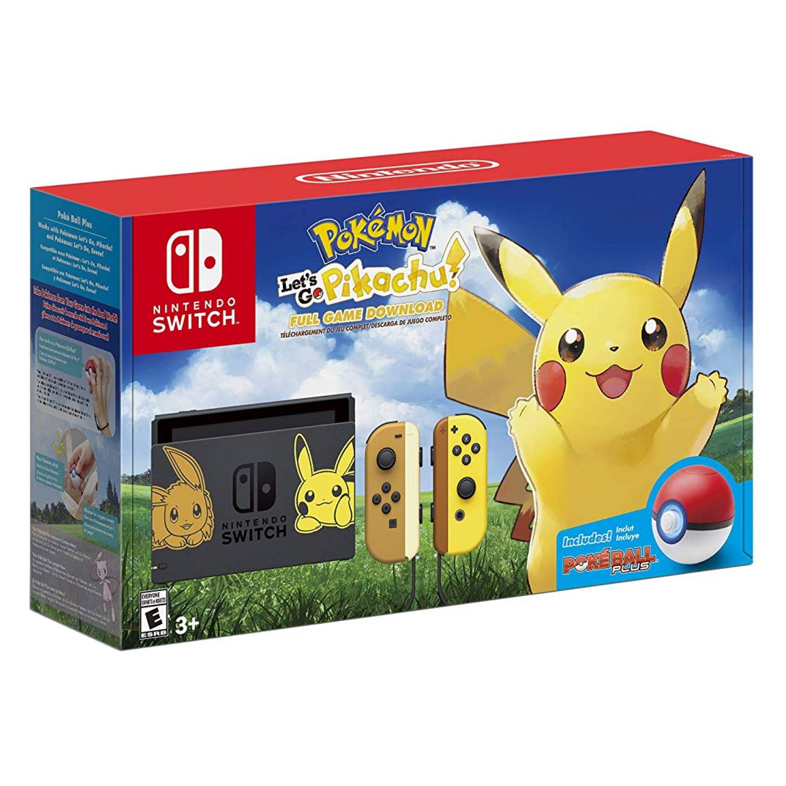 Consola Nintendo Switch Pokemon Lets Go Pikachu Edition Sears