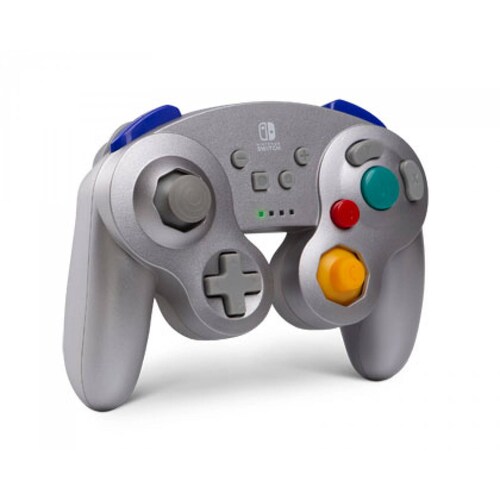 Control Nintendo Switch GameCube Silver PowerA - Inalambrico