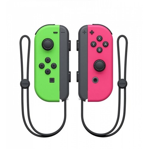 Controles Joy-Con Splatoon Neon (L) Green + (R) Pink Nintendo Switch