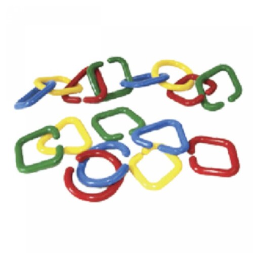 Juguete educativo Cadena Clip-Clip figuras geomÃ©tricas  de la linea ConstrucciÃ³n