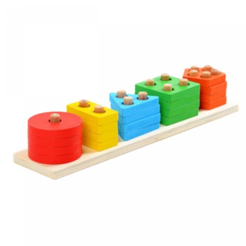Juguete Didáctico Montessori Figuras Geométricas en en línea