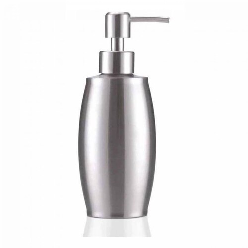 Dispensador Despachador Jabon Liquido Acero Inoxidable Color Gris