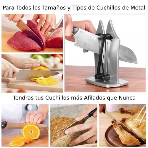 Afilador para cuchillos/navajas naranja-negro - Productos
