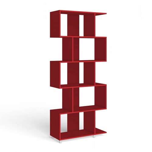 Estantería Librero Biblioteca Bertolini ESM 209 Rojo