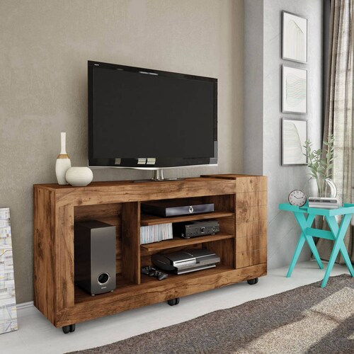 Mesa de TV Bertolini Goya Jatoba para Pantalla Hasta 50