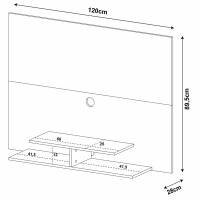 Panel bertolini jet plus rustico para pantalla hasta 42 pulgadas - Sears