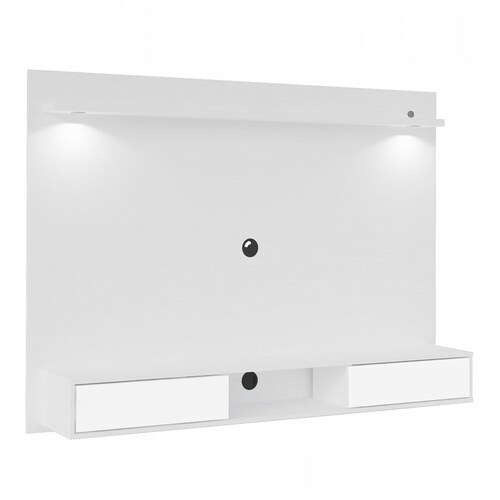 Panel Bertolini Platinum Blanco Para Pantalla Hasta 60 Pulgadas