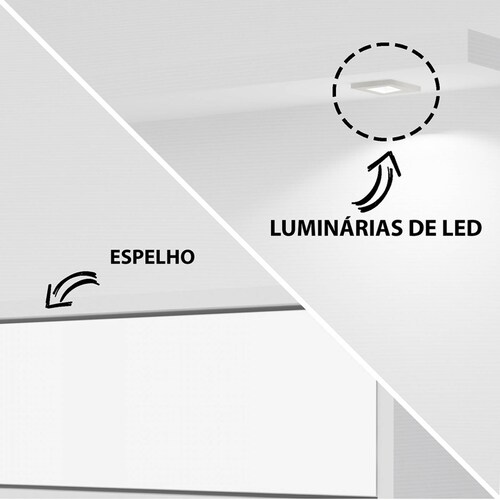 Panel Bertolini Platinum Blanco Para Pantalla Hasta 60 Pulgadas