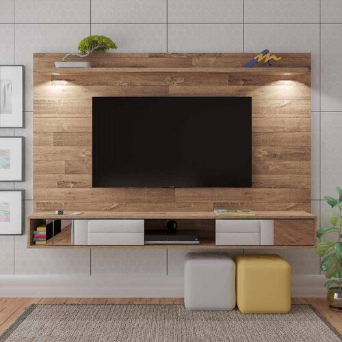 PANEL TV BERTOLINI PLATINUM RUSTICO PANTALLA HASTA 60 Pulg 