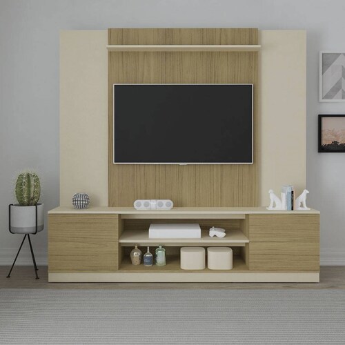 CE BERTOLINI CHAMPION OFF WHITE CON ROBLE PANTALLA HASTA 65 Pulg 
