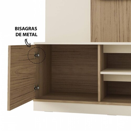 CE BERTOLINI CHAMPION OFF WHITE CON ROBLE PANTALLA HASTA 65 Pulg 