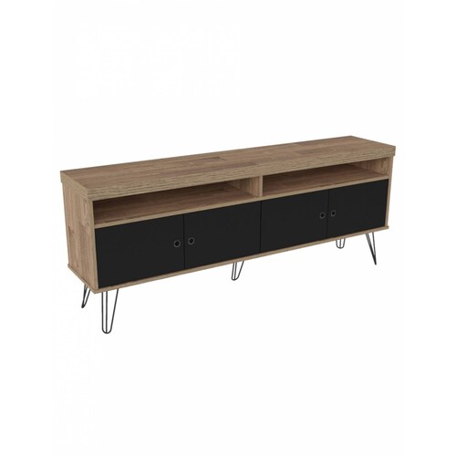 M TV BERTOLINI LIBERTY RUSTICO NEGRO PARA TV HASTA 60 Pulg 