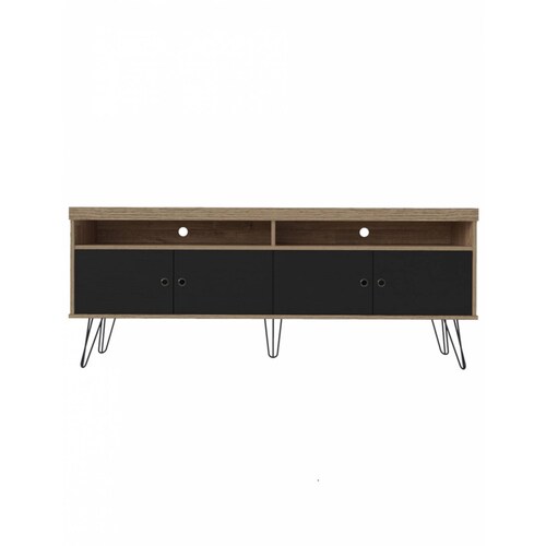 M TV BERTOLINI LIBERTY RUSTICO NEGRO PARA TV HASTA 60 Pulg 