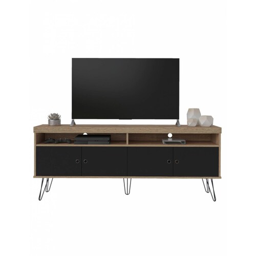 M TV BERTOLINI LIBERTY RUSTICO NEGRO PARA TV HASTA 60 Pulg 