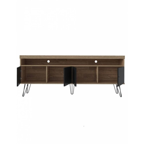 M TV BERTOLINI LIBERTY RUSTICO NEGRO PARA TV HASTA 60 Pulg 
