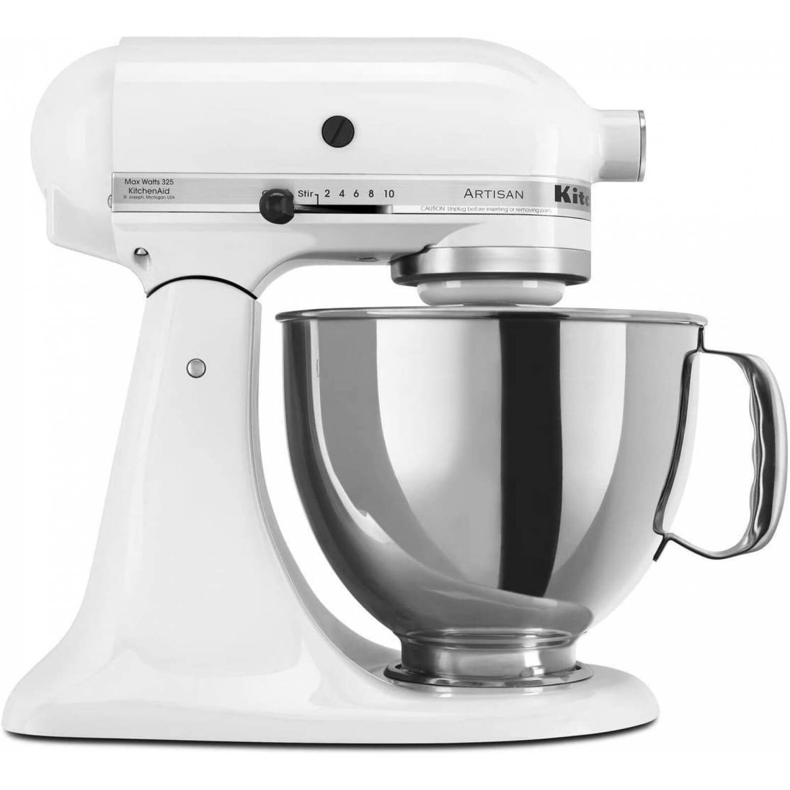 Kitchenaid ksm150pswh batidora 5 qt artisan blanca Sears