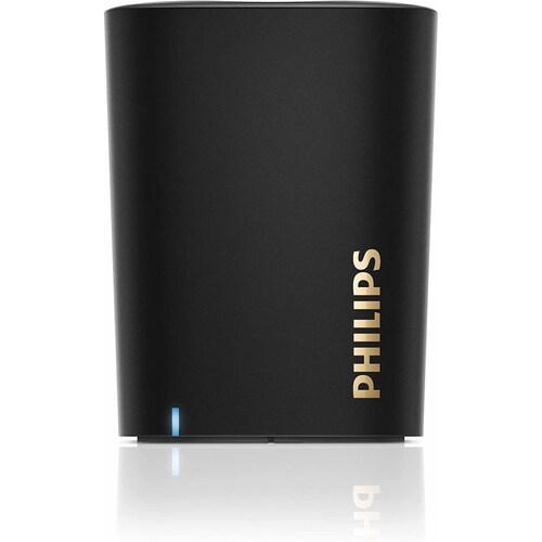 PHILIPS BT100B/37 Altavoz portátil 2 W Negro - Altavoces portátiles (4.44 cm, 2 W, Inalámbrico y alámbrico, A2DP,AVRCP,HFP, 10 m, Negro)