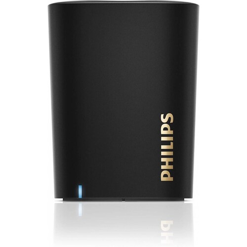 PHILIPS BT100B/37 Altavoz portátil 2 W Negro - Altavoces portátiles (4.44 cm, 2 W, Inalámbrico y alámbrico, A2DP,AVRCP,HFP, 10 m, Negro)