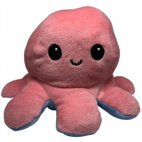 Toy Pulpo Reversible Azul Rosa Pulpo Reversible Azul Y Rojo Pulpos
