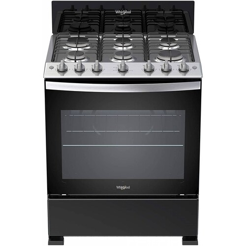 Whirlpool WFR 3100B Estufa Negro Con Acentos En Gris